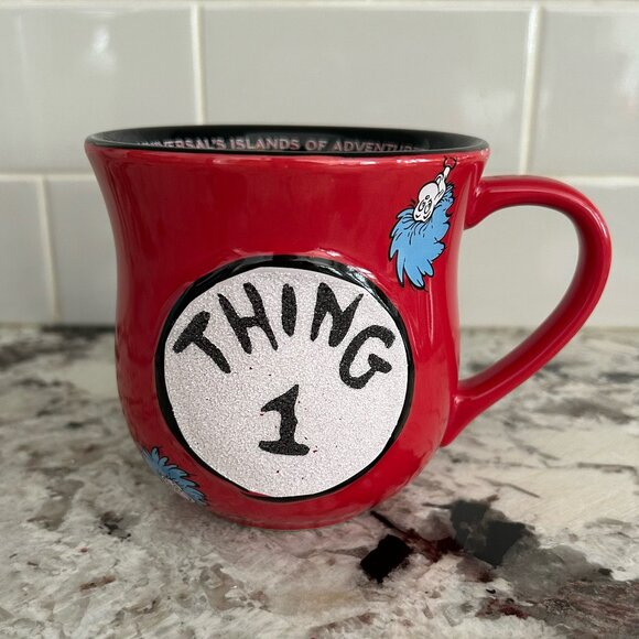 Dr. Seuss Thing 1 Mug Universal Studios - Picture 2 of 7